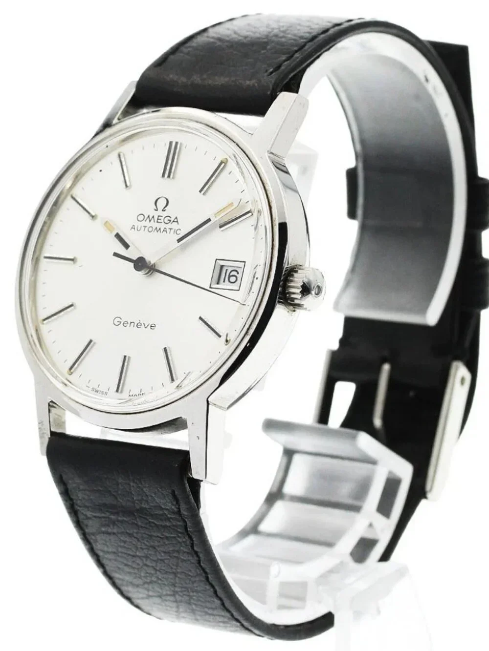 OMEGA Geneve 166.0163 Date cal.1012 Silver Dial Automatic Men's Watch_968078
